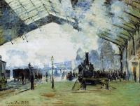 Monet, Claude Oscar - Arrival of the Normandy Train, Gare Saint-Lazare
